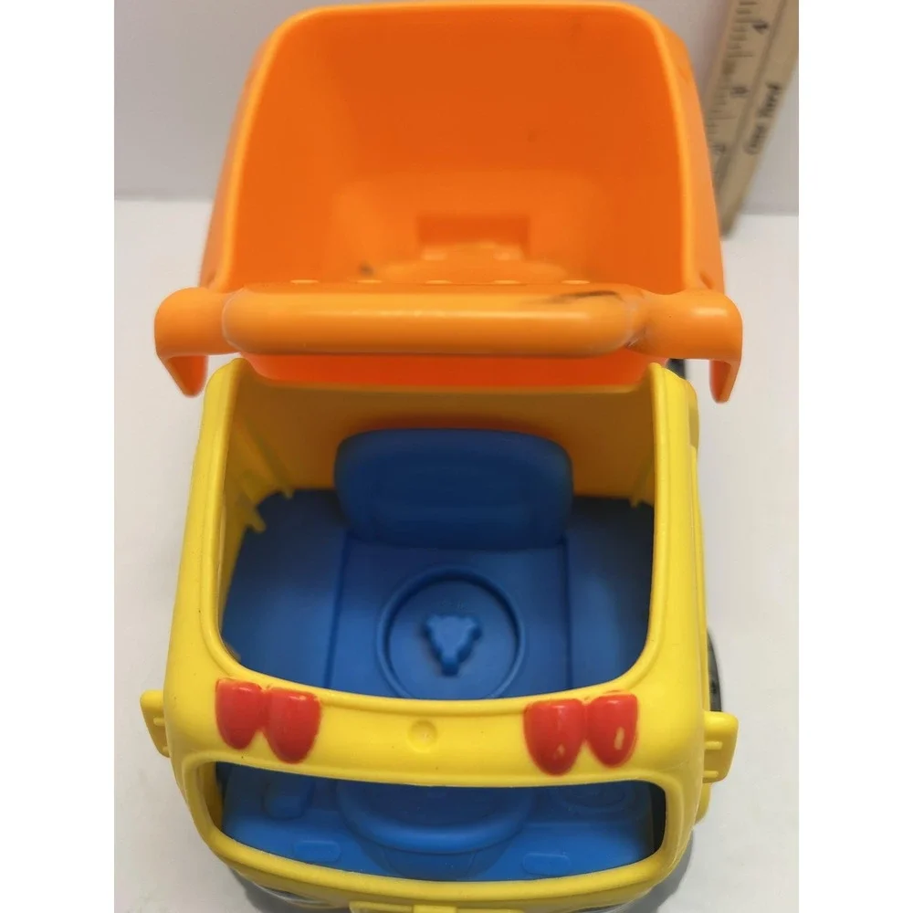 Fisher-Price Yellow Dump Truck Toy Small Plastic Construction Vehicle Kids